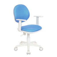 Кресло детское Бюрократ CH-W356AXSN/15-107 ткань голубой