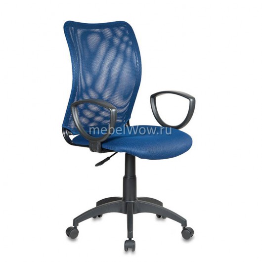 Кресло оператора Бюрократ CH-599/DB/TW-10N сетка/ткань темно-синий