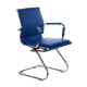 Кресло посетителя Бюрократ CH-993-Low-V/blue экокожа синий