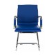 Кресло посетителя Бюрократ CH-993-Low-V/blue экокожа синий
