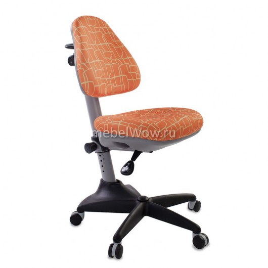 Кресло детское Бюрократ KD-2/G/GIRAFFE ткань оранжевый Жираф