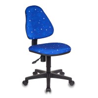 Кресло детское Бюрократ KD-4/Cosmos ткань синий Космос