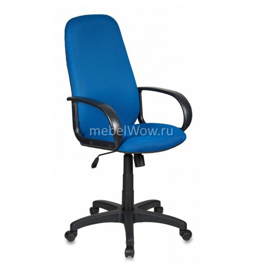Кресло руководителя Бюрократ CH-808AXSN/TW-10 ткань синий