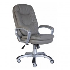 Кресло руководителя Бюрократ CH-868SAXSN/Grey экокожа серый