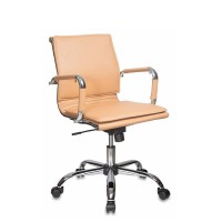 Кресло руководителя Бюрократ CH-993-Low/Camel экокожа светло-коричневый