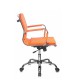 Кресло руководителя Бюрократ CH-993-Low/orange экокожа оранжевый