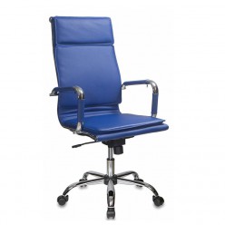 Кресло руководителя Бюрократ CH-993/blue экокожа синий