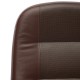 Кресло руководителя TetChair DEVON экокожа перфорированная коричневый