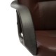 Кресло руководителя TetChair DEVON экокожа перфорированная коричневый