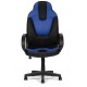 Кресло компьютерное TetChair NEO1 экокожа черный/синий