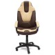 Кресло компьютерное TetChair NEO2 экокожа коричневый/бежевый