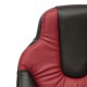 Кресло компьютерное TetChair NEO2 экокожа черный/бордо
