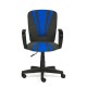 Кресло оператора TetChair SPECTRUM ткань серый/голубой