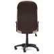 Кресло руководителя TetChair TWISTER экокожа коричневый/бежевый