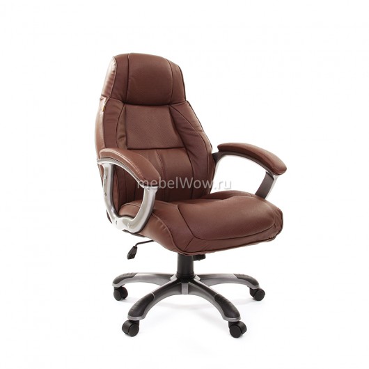 Кресло руководителя Chairman 436 кожа коричневый