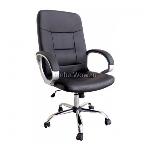 Кресло руководителя College BX-3225-1/Black экокожа черный