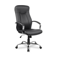 Кресло руководителя College H-9152L-1/Black кожа черный