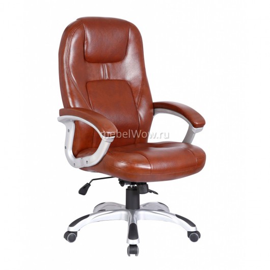 Кресло руководителя College XH-869/Brown кожа коричневый