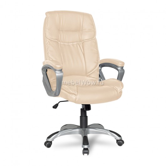 Кресло руководителя College XH-2002/beige кожа бежевый