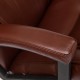 Кресло руководителя TetChair BERGAMO экокожа коричневый 2 TONE