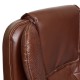Кресло руководителя TetChair BARON экокожа перфорированная коричневый 2 TONE