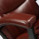 Кресло руководителя TetChair BERGAMO хром экокожа коричневый 2 TONE