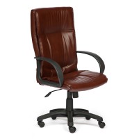 Кресло руководителя TetChair DAVOS экокожа коричневый 2 TONE