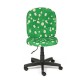 Кресло детское TetChair STEP ткань Ромашки на зеленом