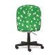 Кресло детское TetChair STEP ткань Ромашки на зеленом