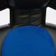 Кресло компьютерное TetChair DRIVER экокожа черный/синий