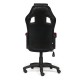 Кресло компьютерное TetChair DRIVER экокожа черный/бордо