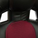 Кресло компьютерное TetChair DRIVER экокожа черный/бордо