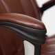Кресло руководителя TetChair BOSS экокожа перфорированная коричневый 2 TONE
