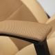 Кресло компьютерное TetChair DRIVER экокожа/ткань бежевый/бронза