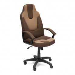 Кресло компьютерное TetChair NEO3 ткань коричневый/бежевый
