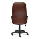 Кресло руководителя TetChair DEVON экокожа перфорированный коричневый 2 TONE
