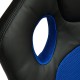 Кресло компьютерное TetChair RACER GT экокожа/ткань черный/синий