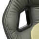 Кресло компьютерное TetChair DRIVER экокожа/ткань металлик/фисташковый