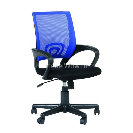 Кресло оператора EasyChair 304 TC Net сетка/ткань черный/синий