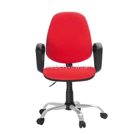 Кресло оператора EasyChair 222 PC ткань красный