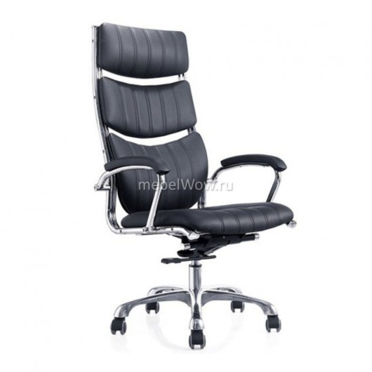 Кресло руководителя EasyChair 520 ML кожа черный