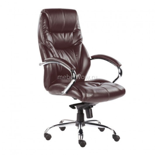 Кресло руководителя EasyChair 535 MPU экокожа коричневый