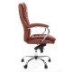 Кресло руководителя EasyChair 515 ML кожа коричневый