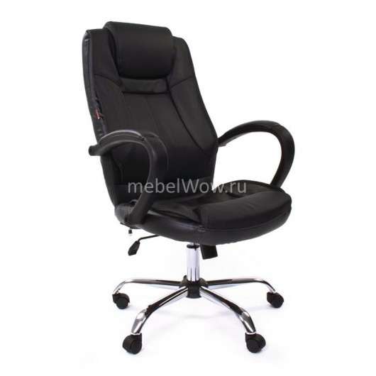 Кресло руководителя EasyChair 508 TL кожа черный