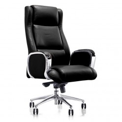 Кресло руководителя EasyChair 545 ML кожа черный