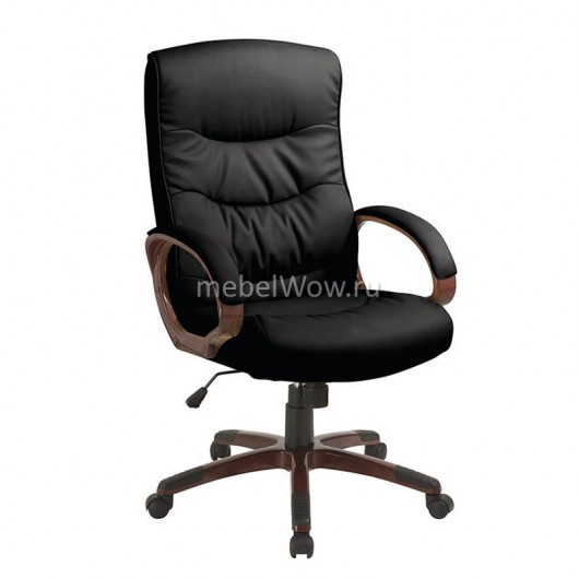 Кресло руководителя EasyChair 633 TR перфорированная кожа черный