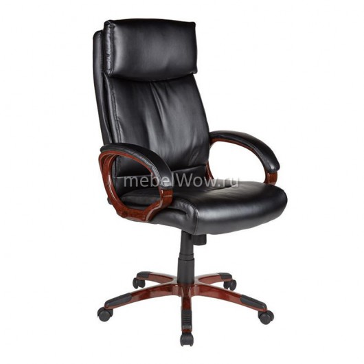 Кресло руководителя EasyChair 628 TR перфорированная кожа черный