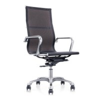 Кресло руководителя EasyChair 702 T net кожа черный