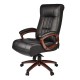 Кресло руководителя EasyChair 635 ML кожа черный