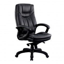 Кресло руководителя EasyChair CS-608Е кожа черный